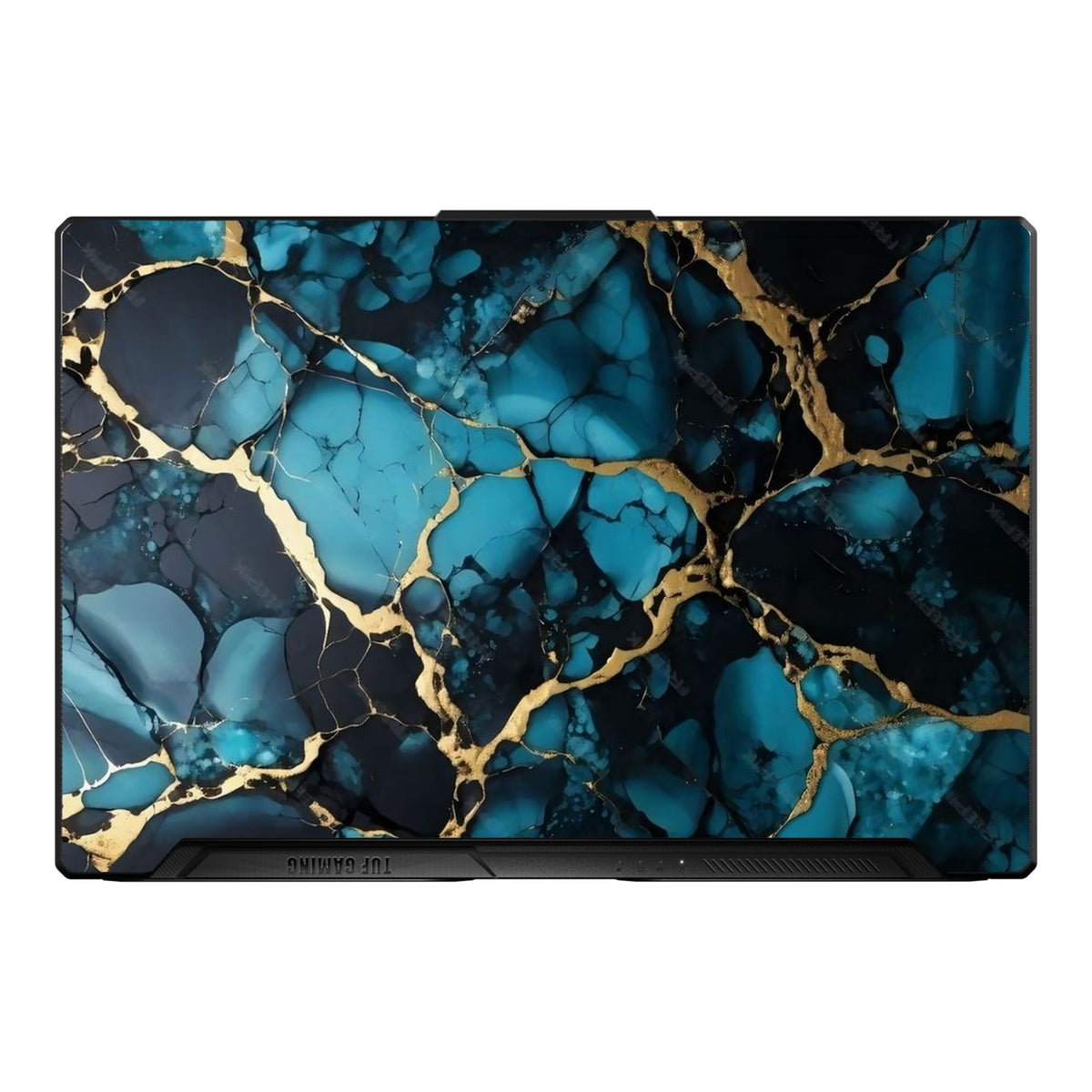 Teal Mosaic Gold Marble by Decalz