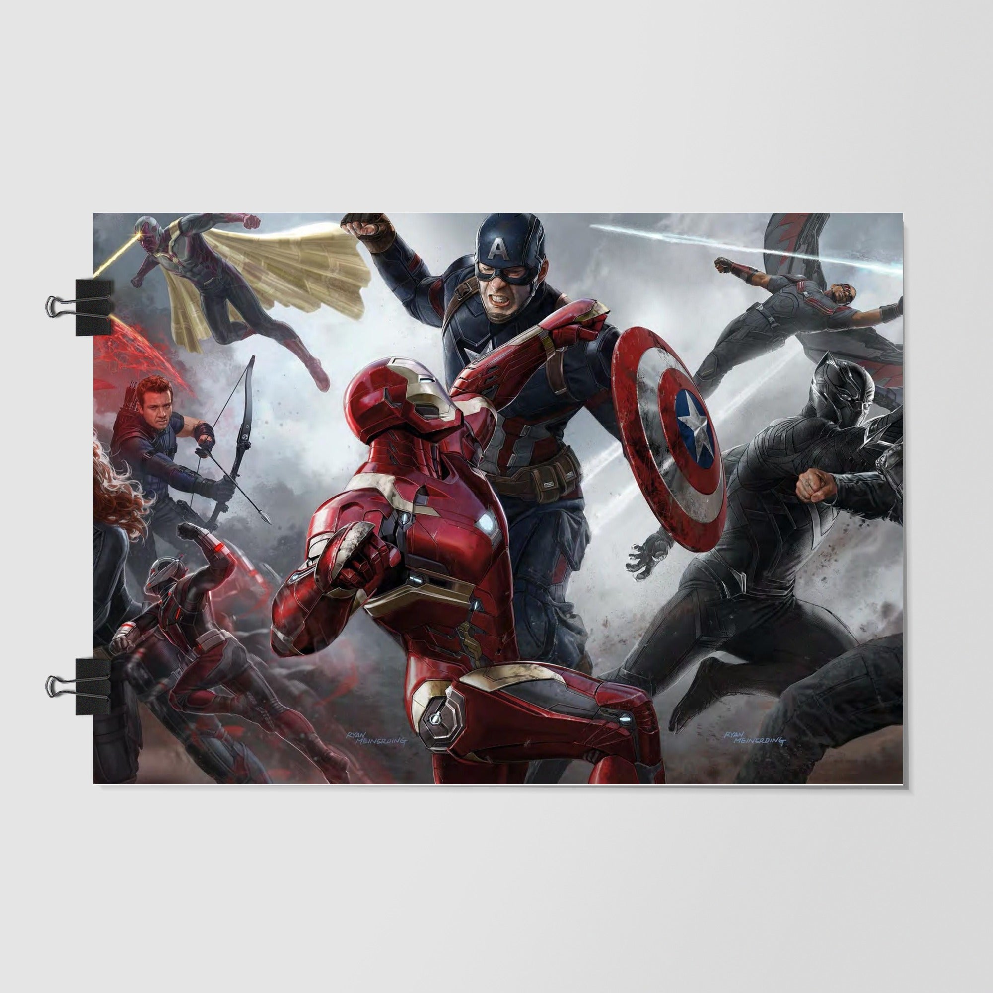 Team Captain America Gray by Decalz