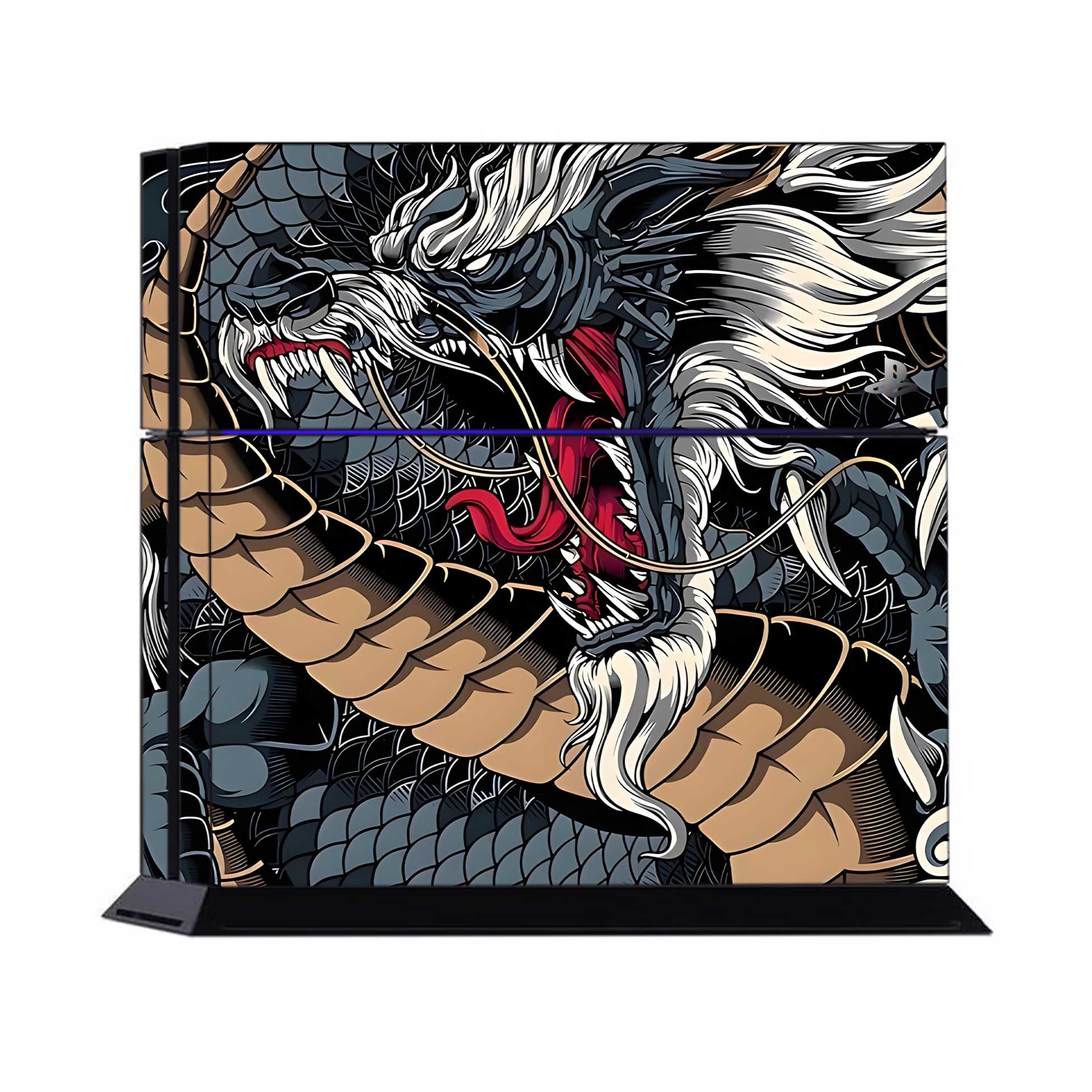 Tidal Dragon PlayStation 4 Fat Skins & Wraps