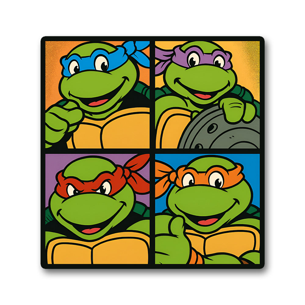 Tmnt Ninja Turtles Faces Sticker