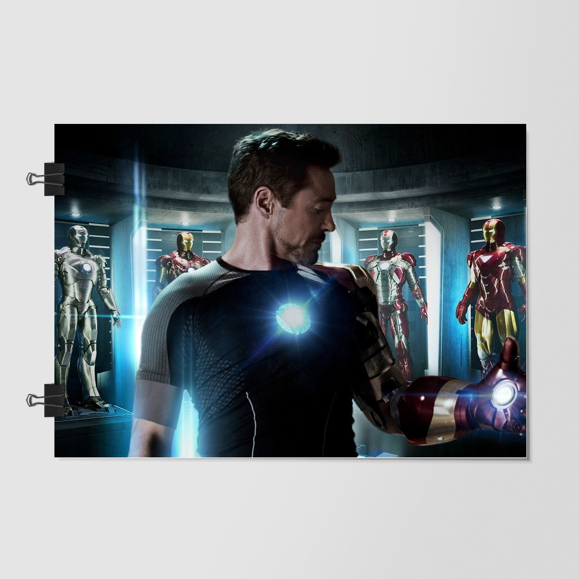 Tony Stark Iron Man Black Cinematic Glow by Decalz