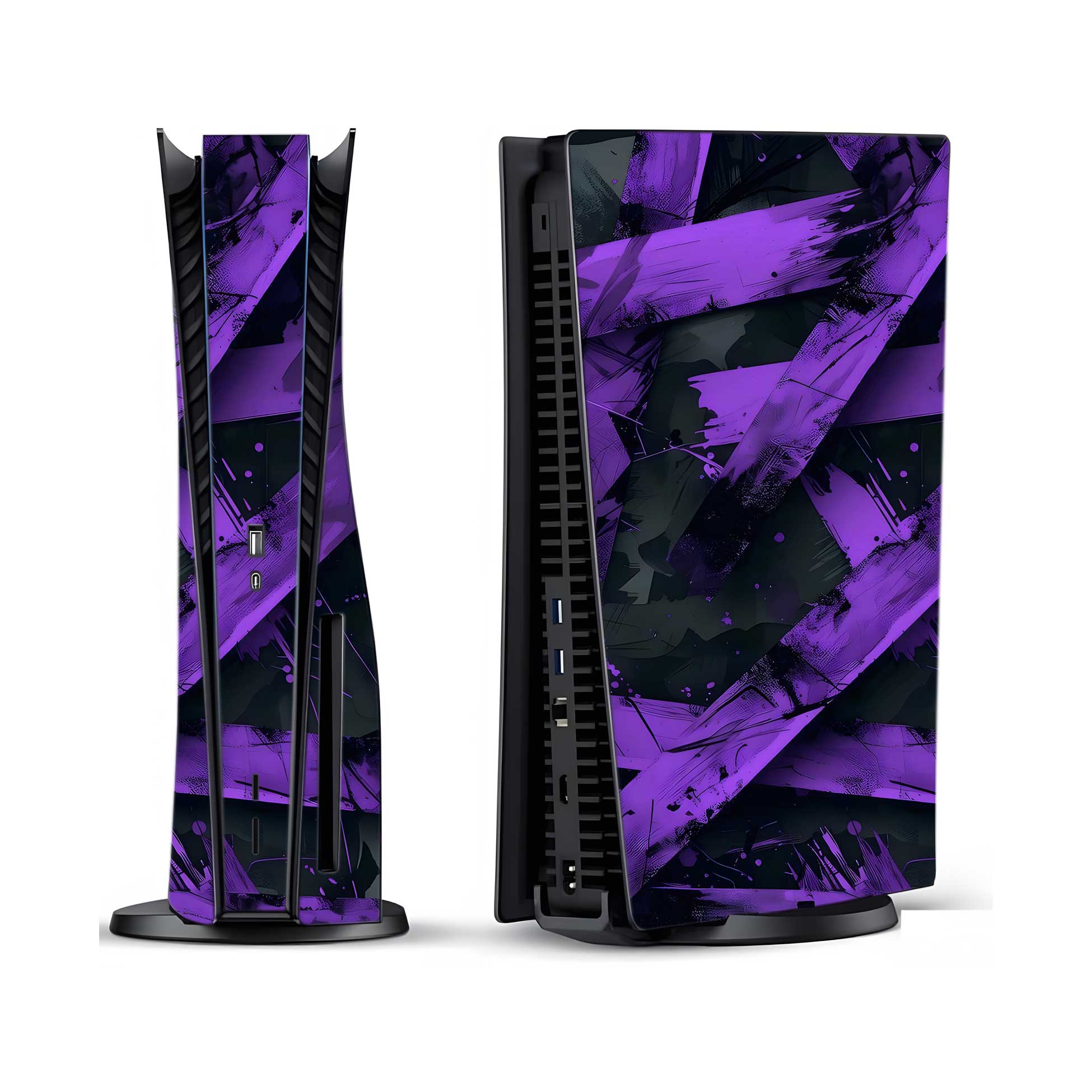 Toxic Violet PlayStation 5 Fat Skins & Wraps