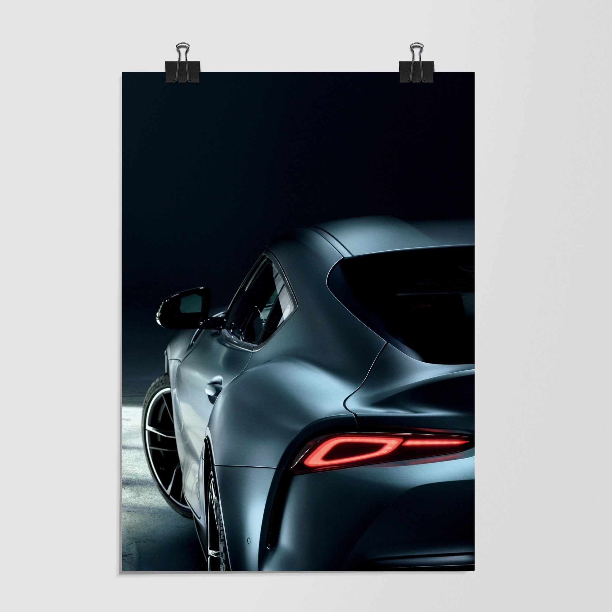 Toyota Gr Supra Black Studio Shot by Decalz