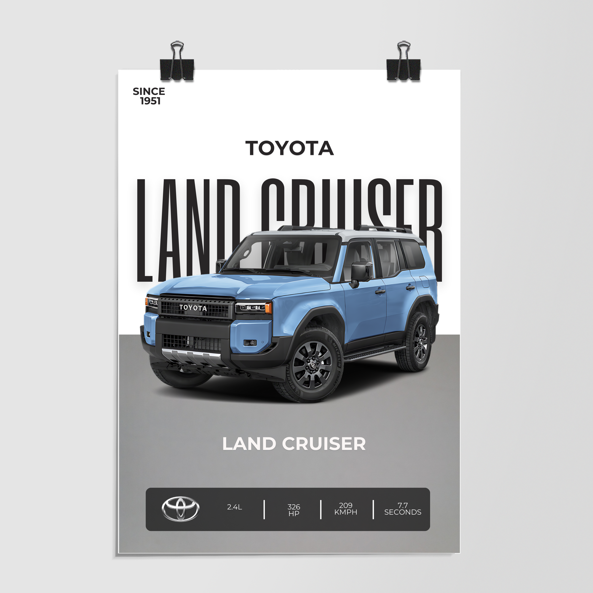 Toyota Land Cruiser Blue by Decalz