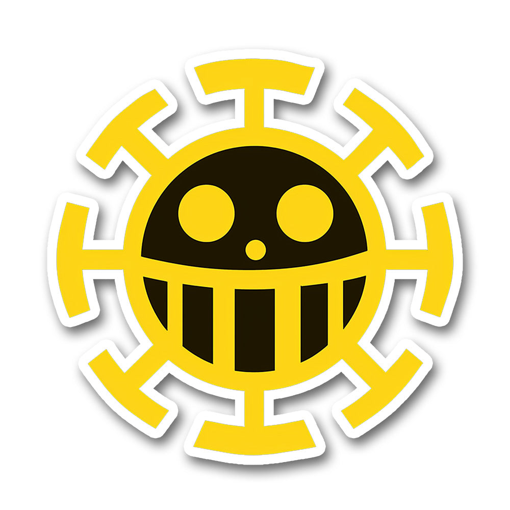 Trafalgar Law Jolly Roger One Piece Sticker