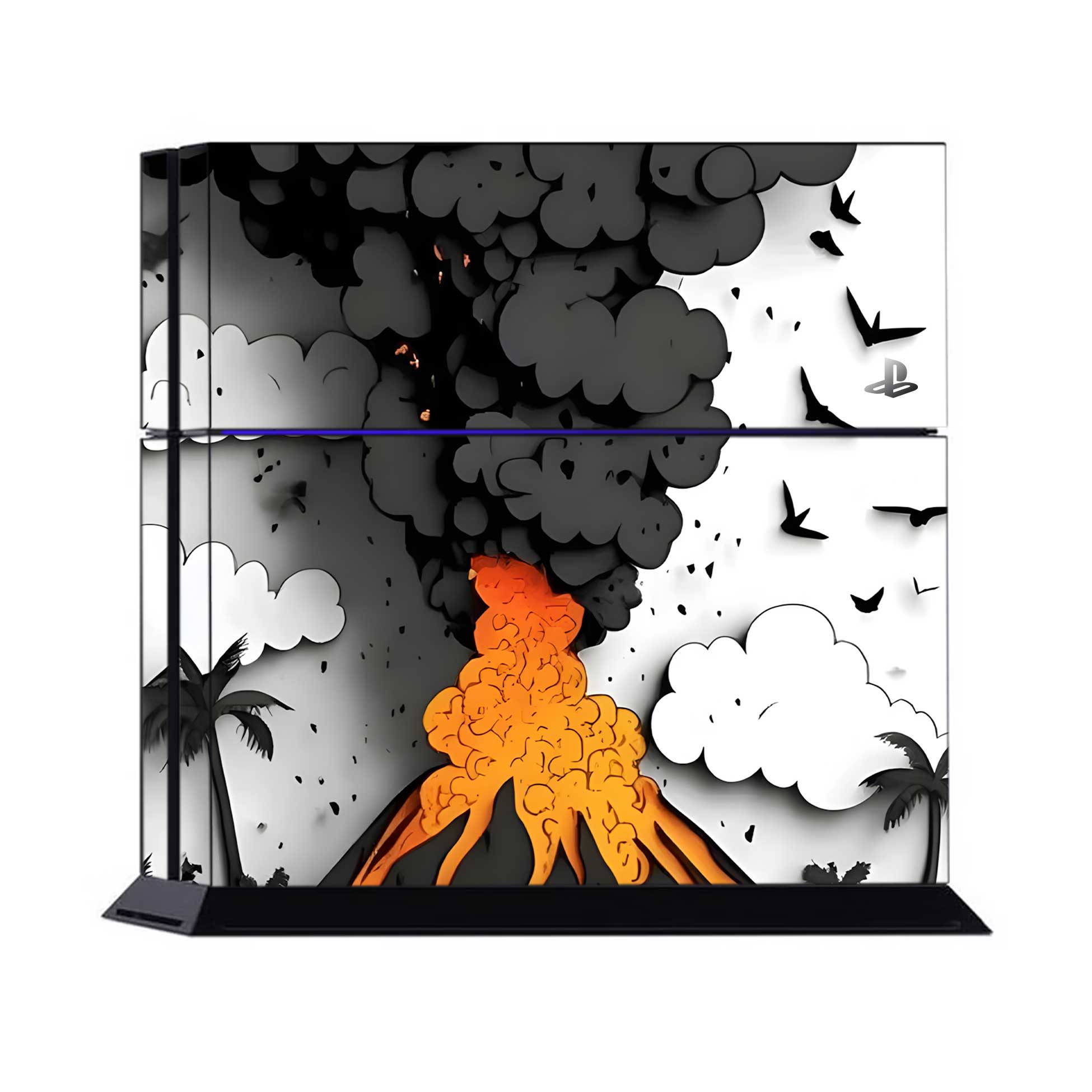 Tropical Eruption PlayStation 4 Fat Skins & Wraps