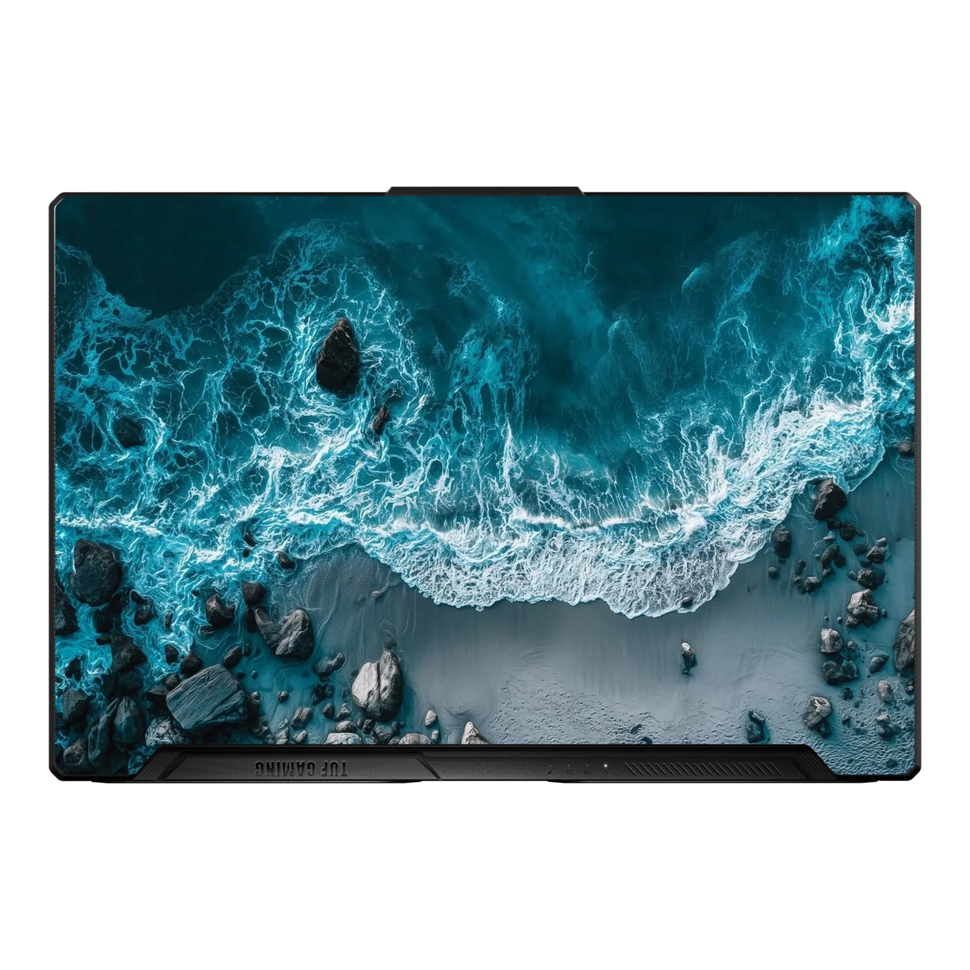 Turquoise Wave Aerial by Decalz