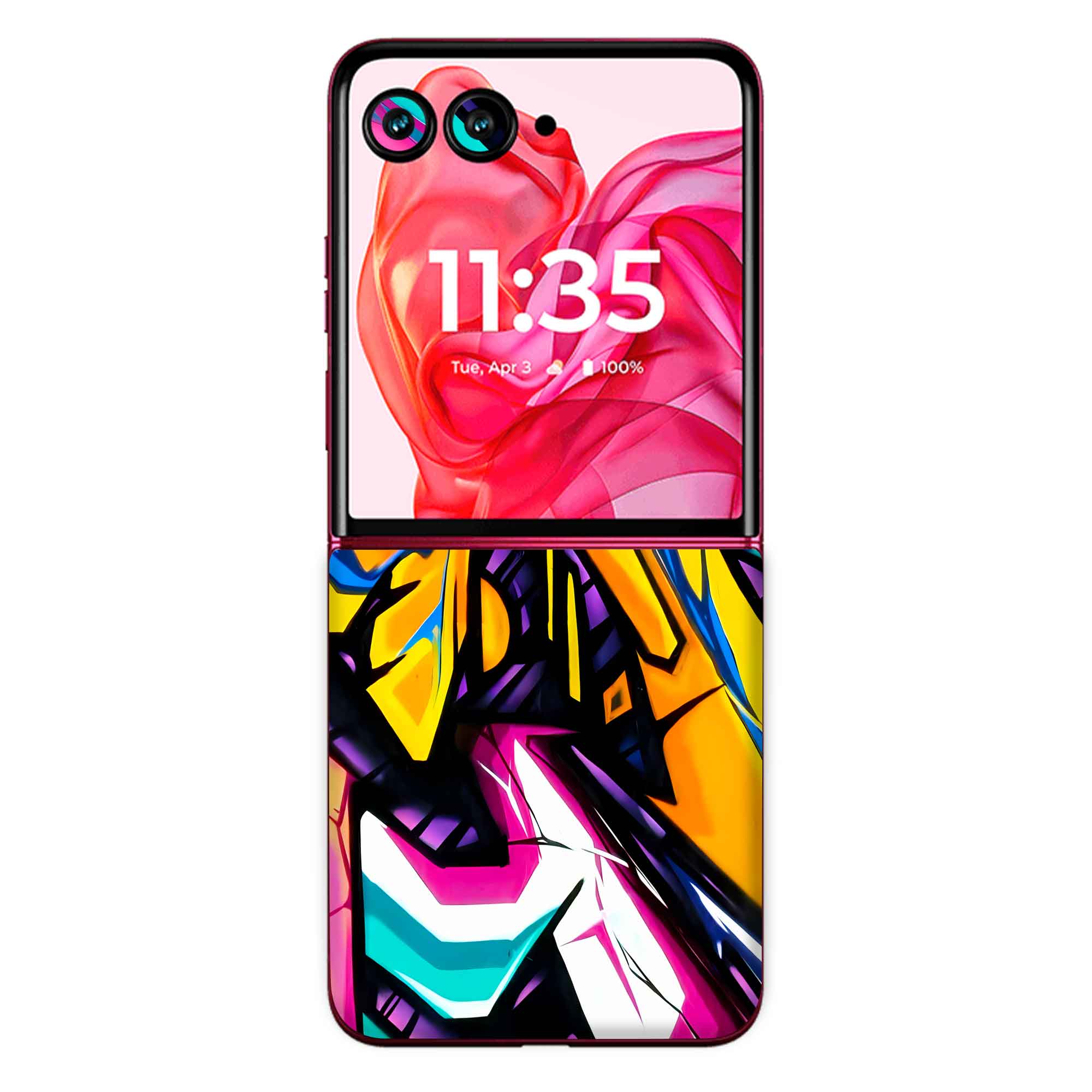 Moto Razr 50 Ultra (5G) Skins & Wraps (Only Back No Edge to Edge)