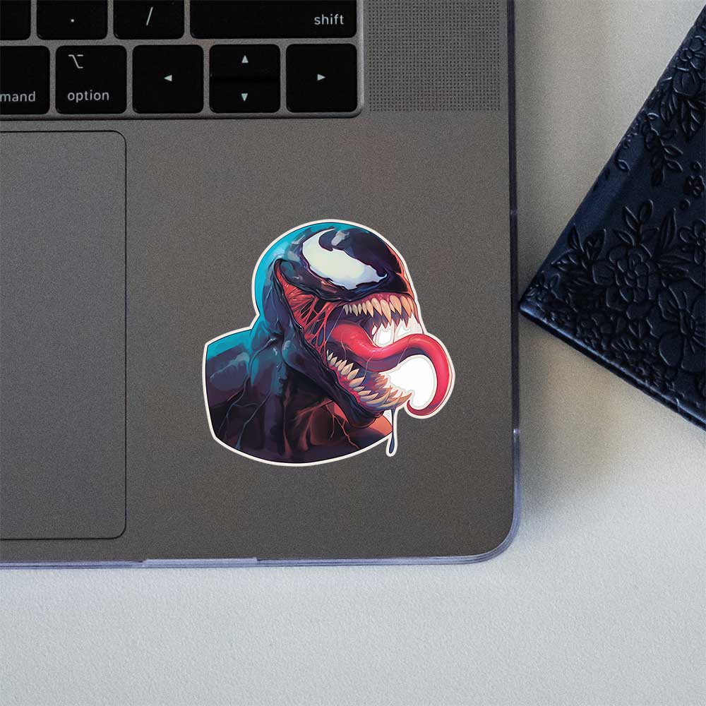 Venom Scary Tongue Sticker
