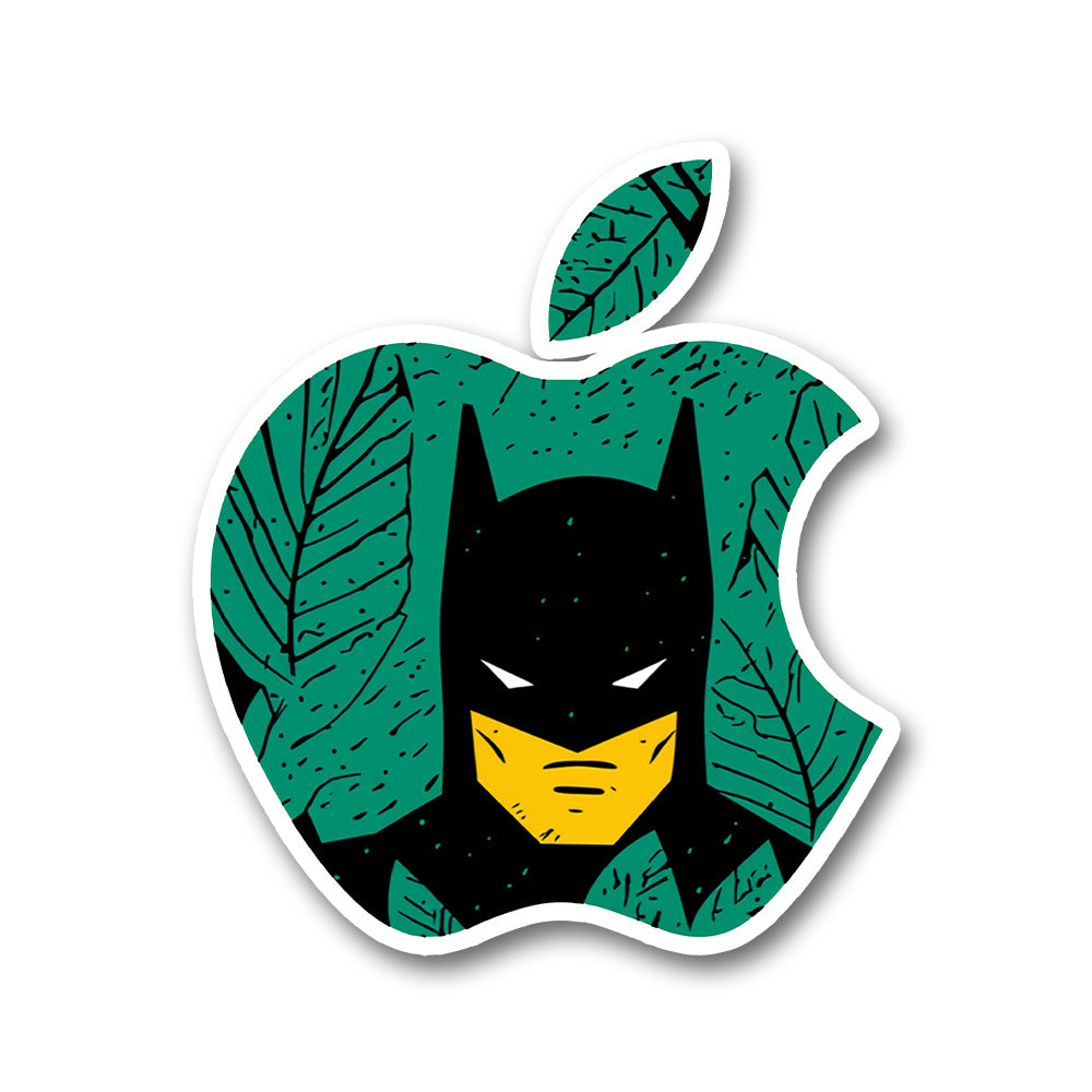 Vintage Apple Batman Sticker