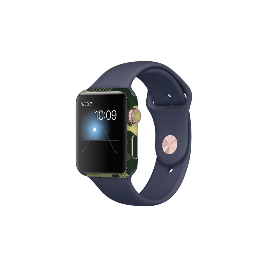 Apple Watch Series Military Green Camo skins