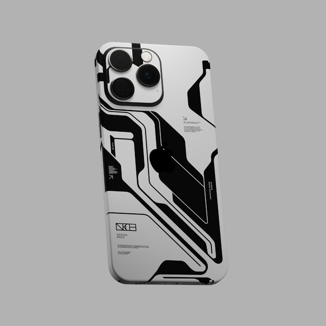 White Cyberpunk Mobile Skins Wraps
