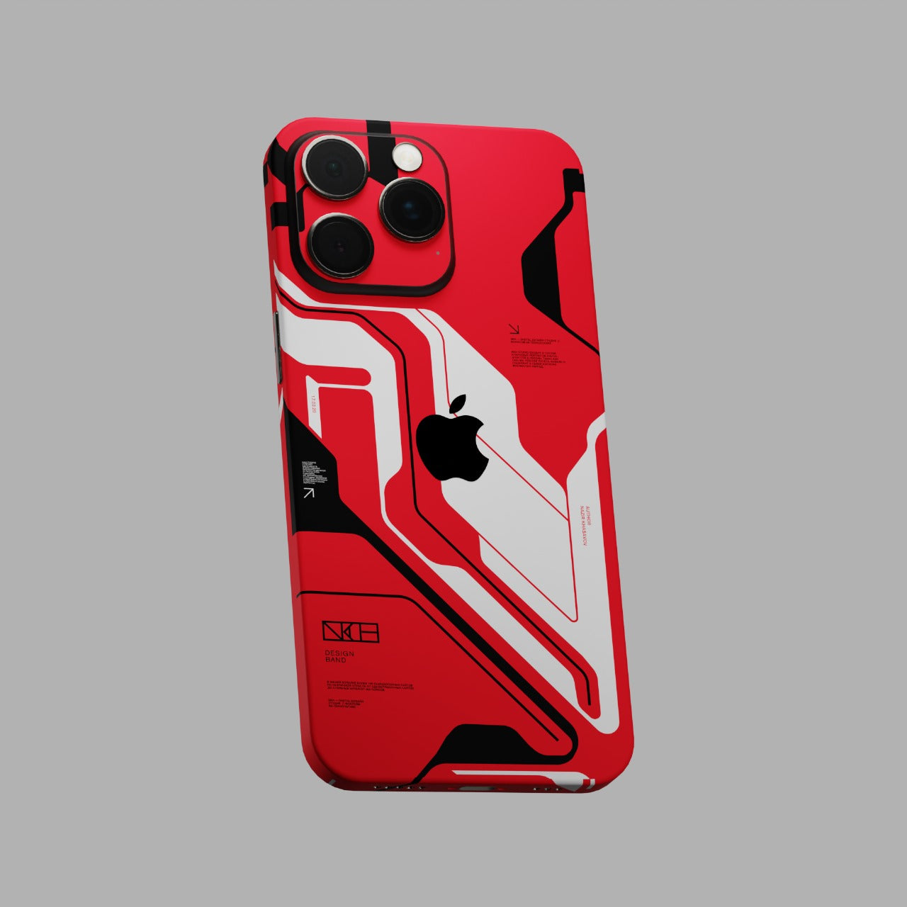 Cyber Red Mobile Skins & Wraps