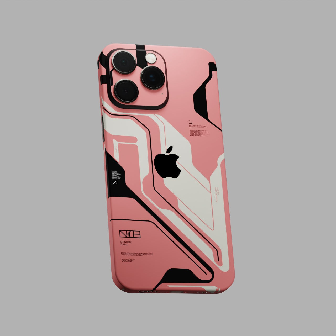 Cyber pink Mobile Skins & Wraps