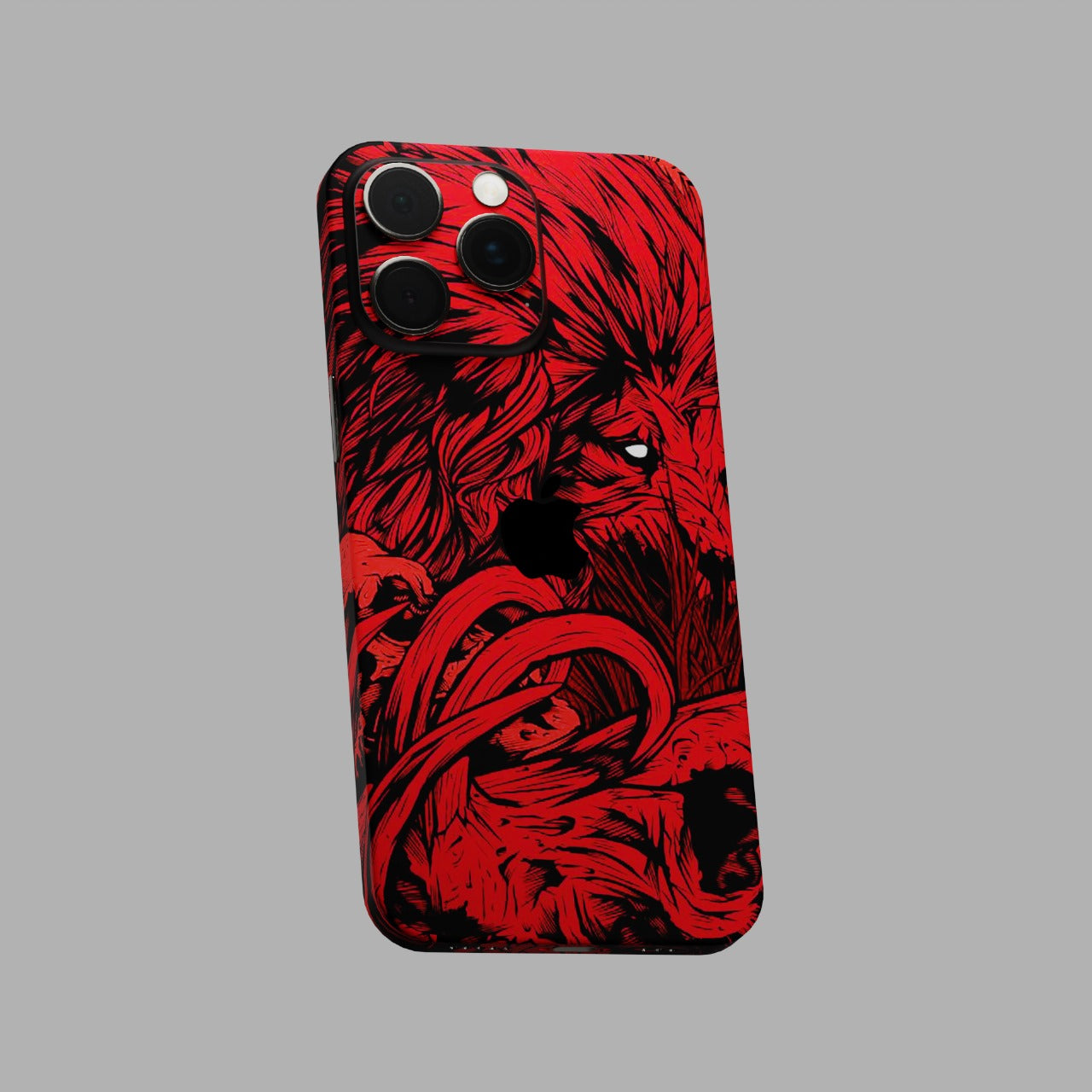 Fiery Lion Mobile Skins & Wraps