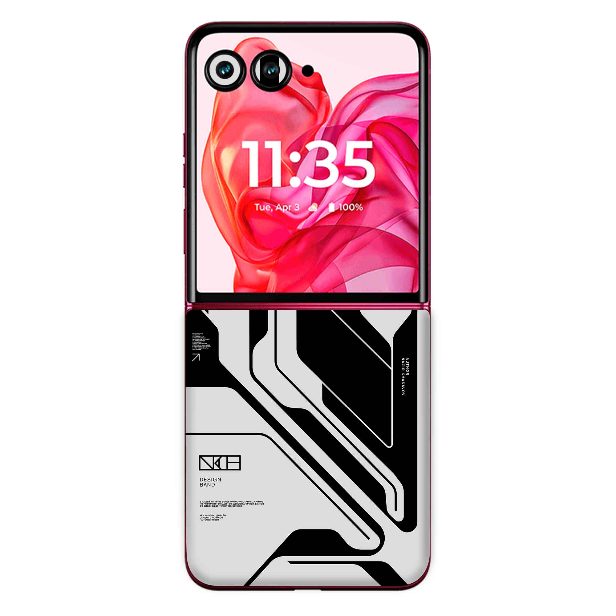 Moto Razr 50 Ultra (5G) Skins & Wraps (Only Back No Edge to Edge)