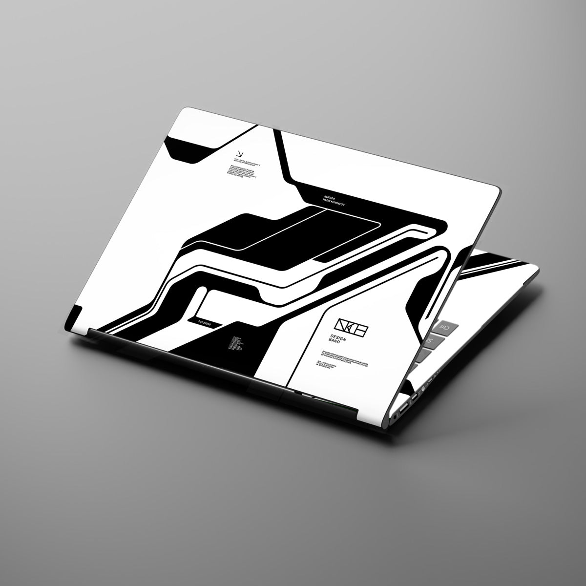White Cyberpunk - Laptop Skins