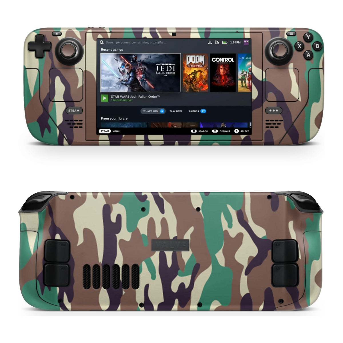 Wild Camo Steam Deck skin by Decalz