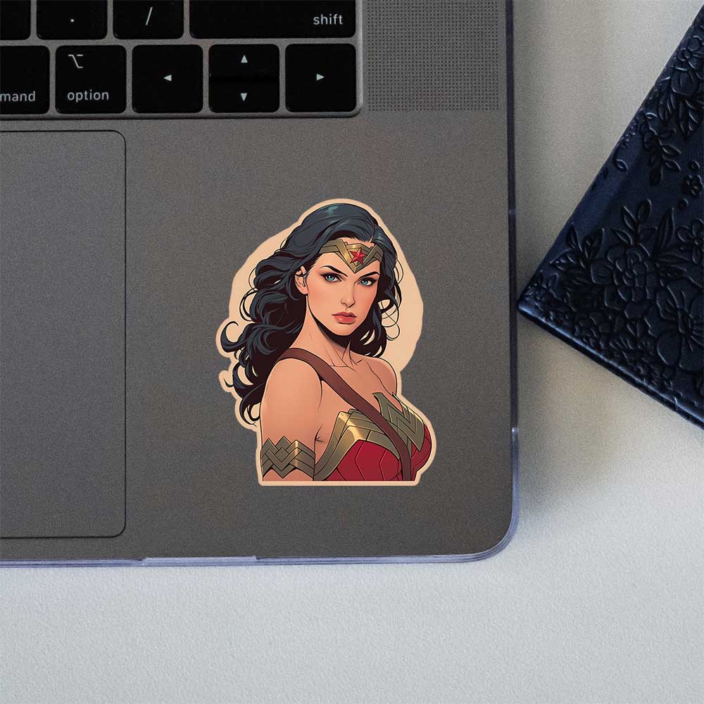 Wonder Woman Retro Comix Sticker