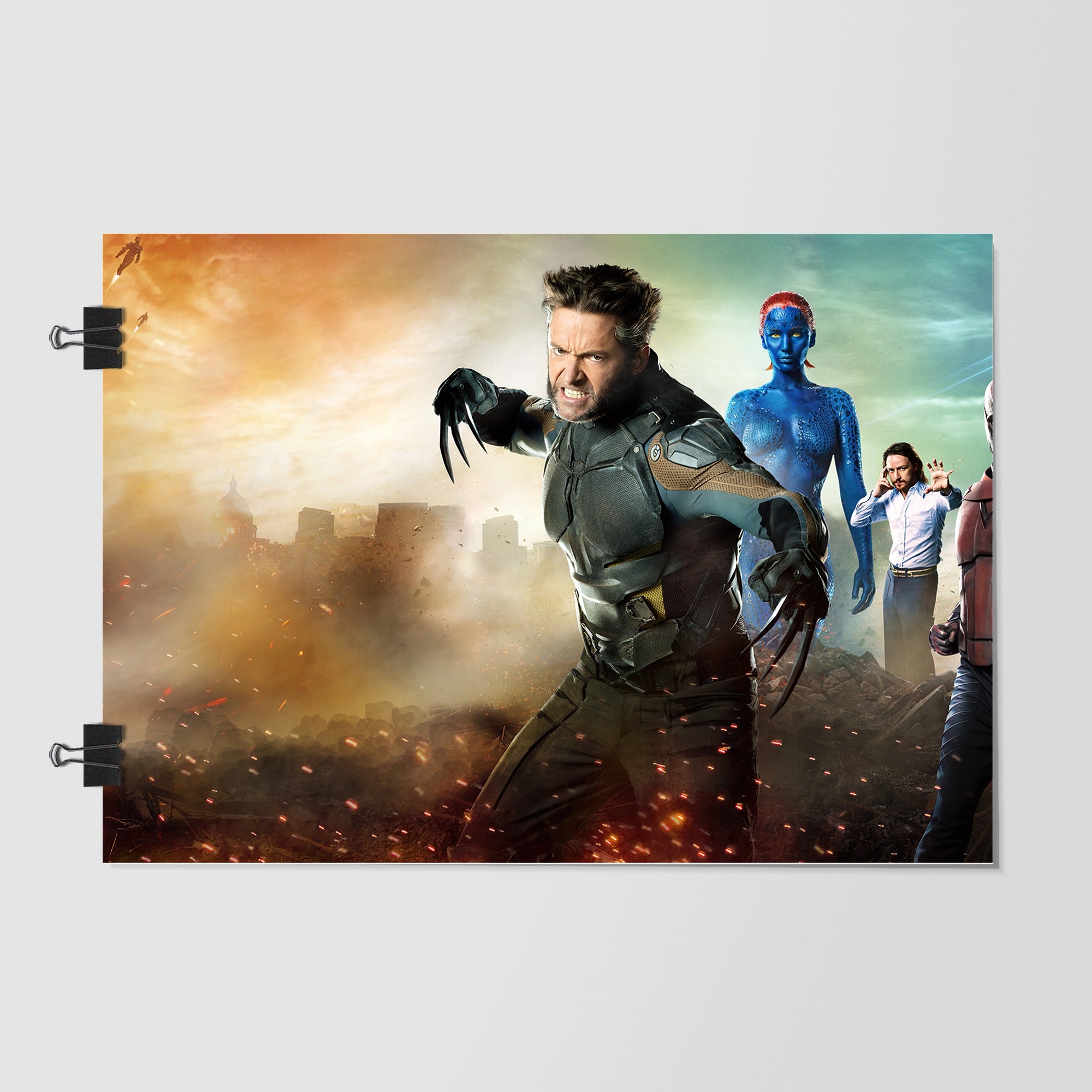 X Men Gray Dramatic Lighting by Decalz