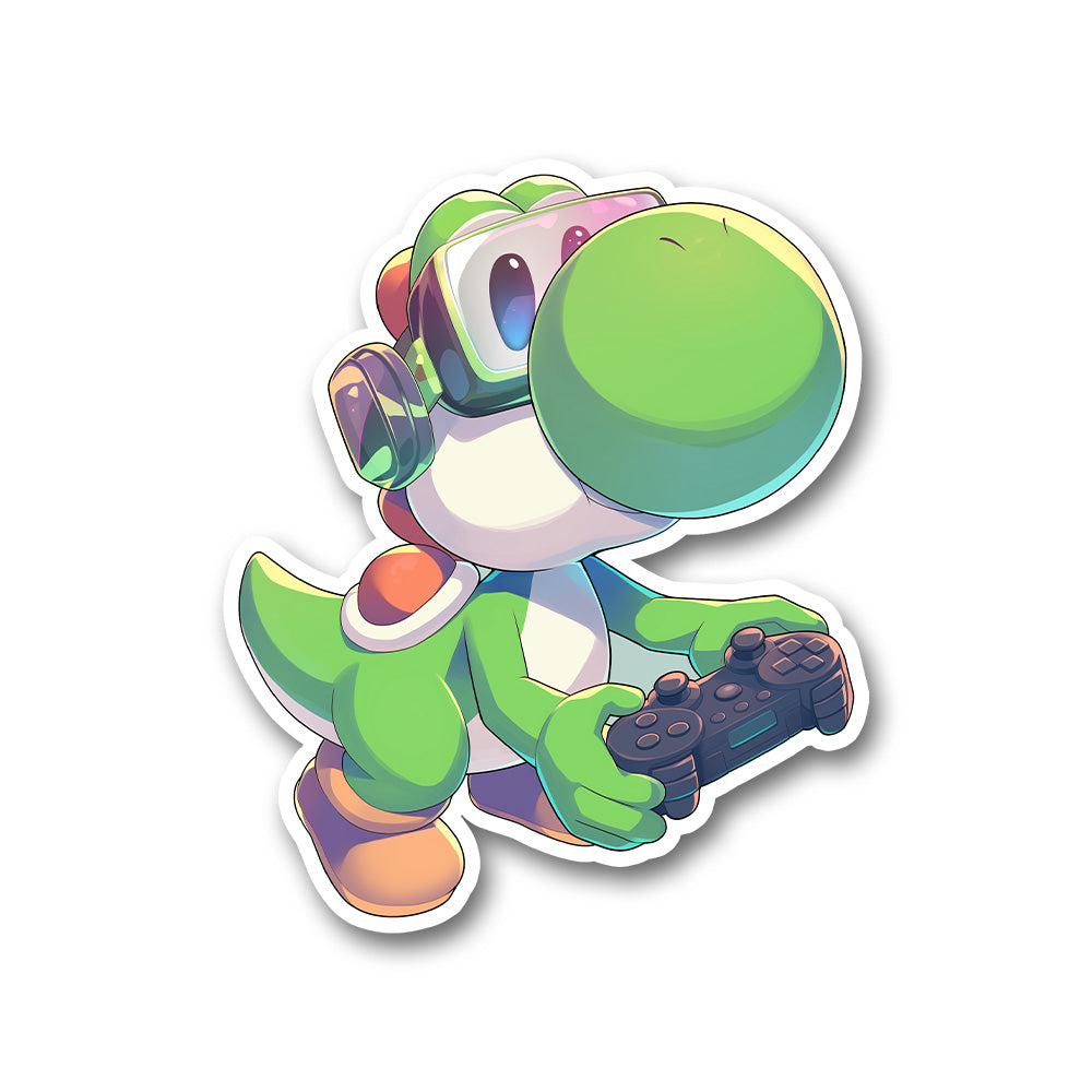Yoshi Gamer Controller Sticker