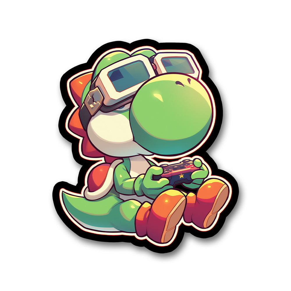 Yoshi Vr Gamer Sticker