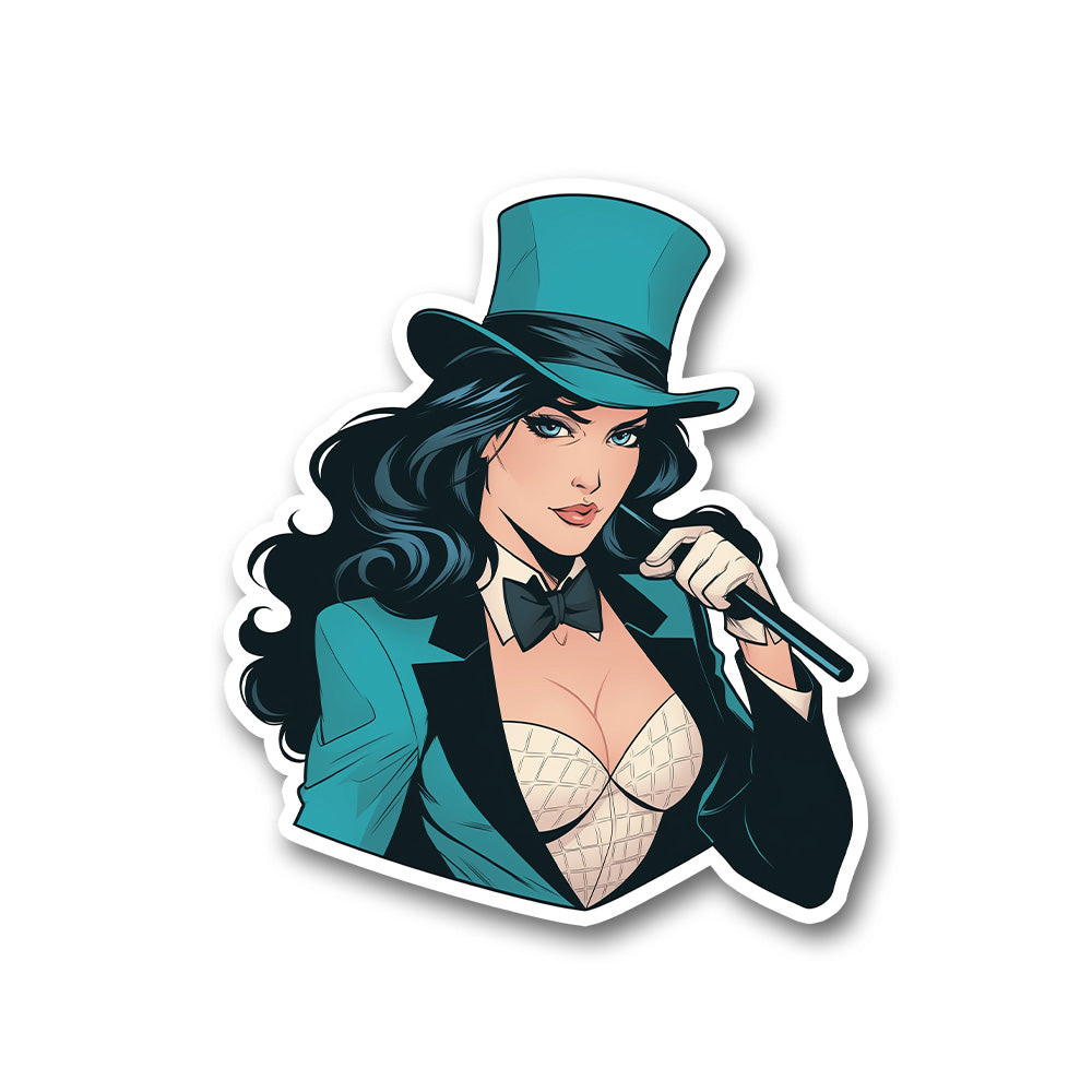 Zatanna Retro Comics Sticker