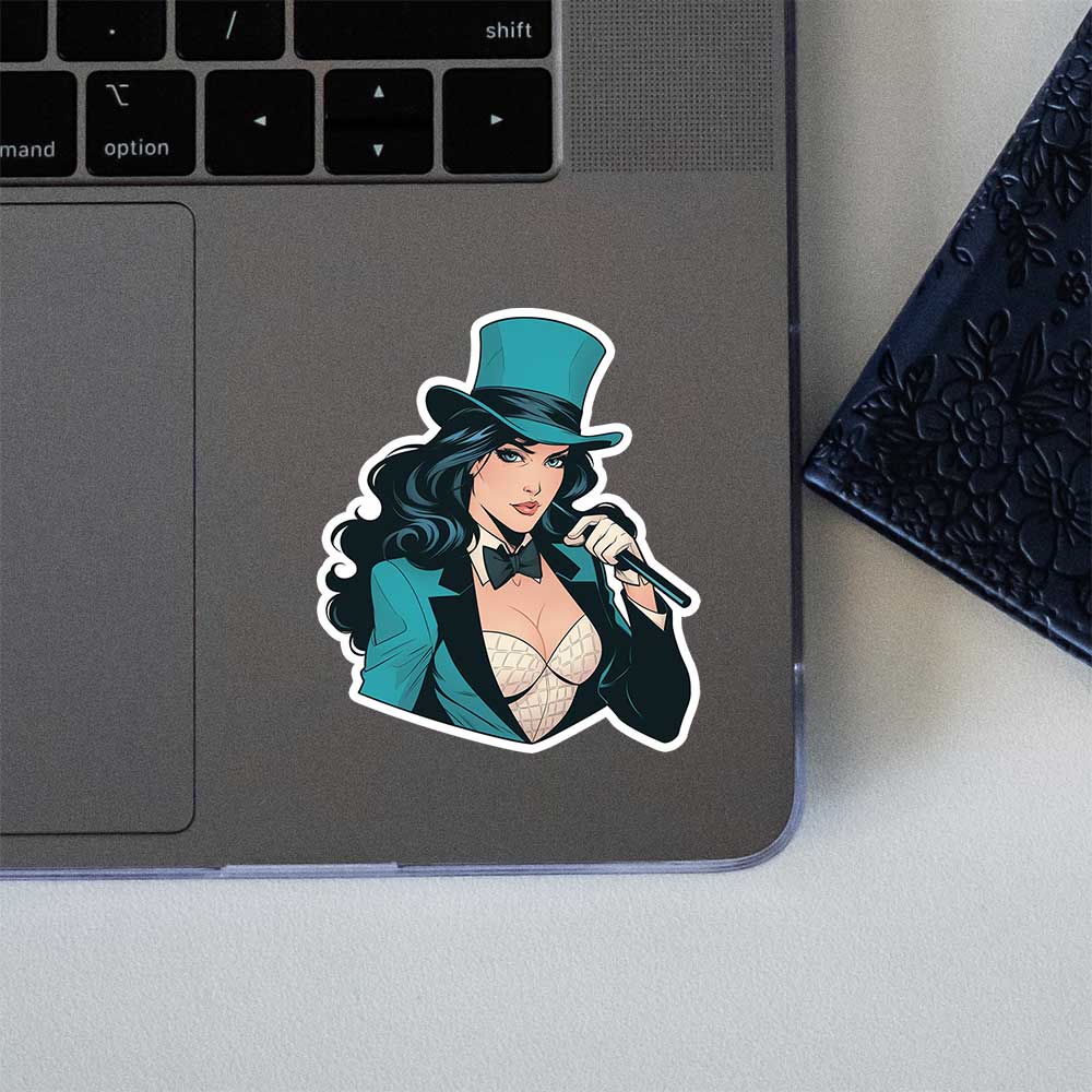 Zatanna Retro Comics Sticker