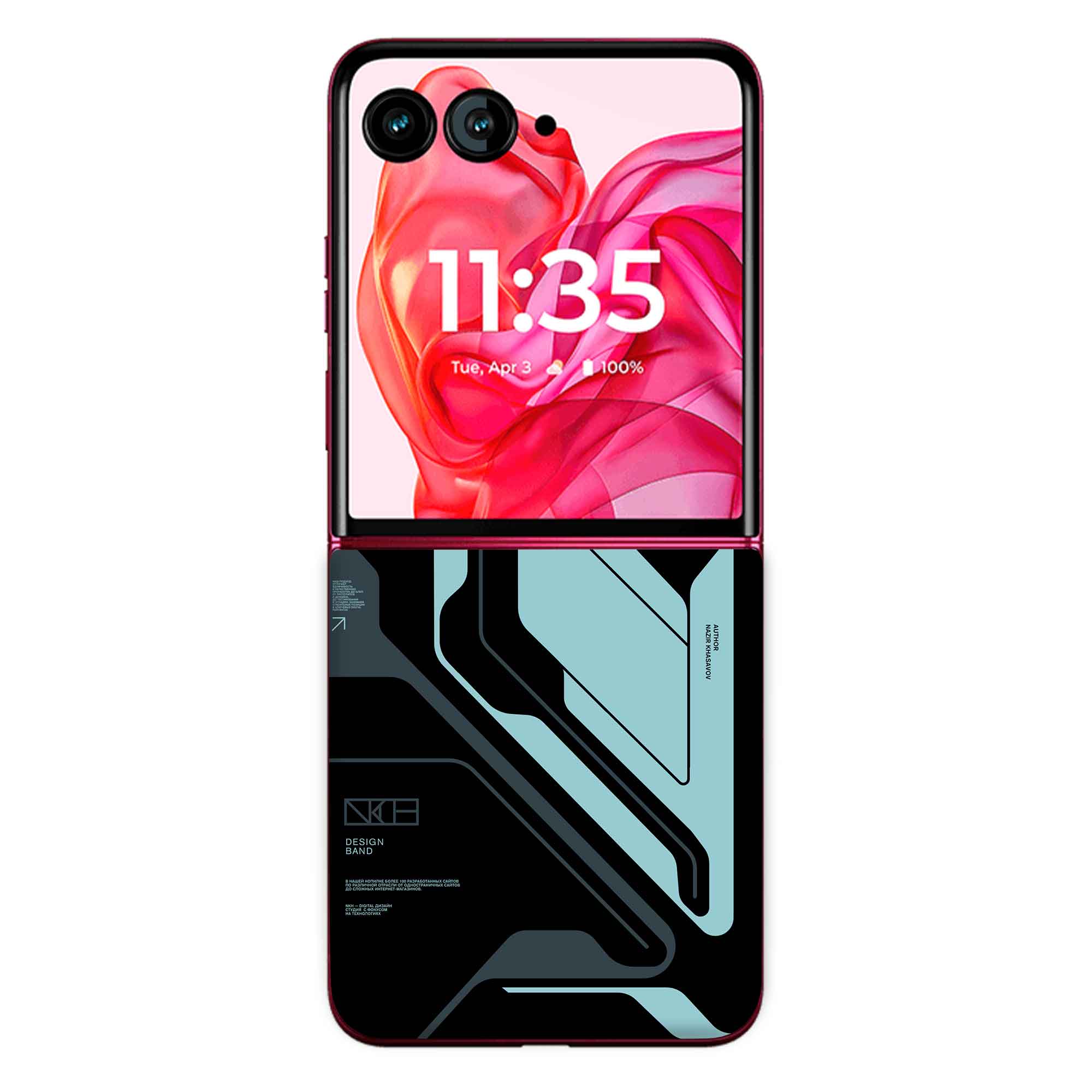Moto Razr 50 Ultra (5G) Skins & Wraps (Only Back No Edge to Edge)