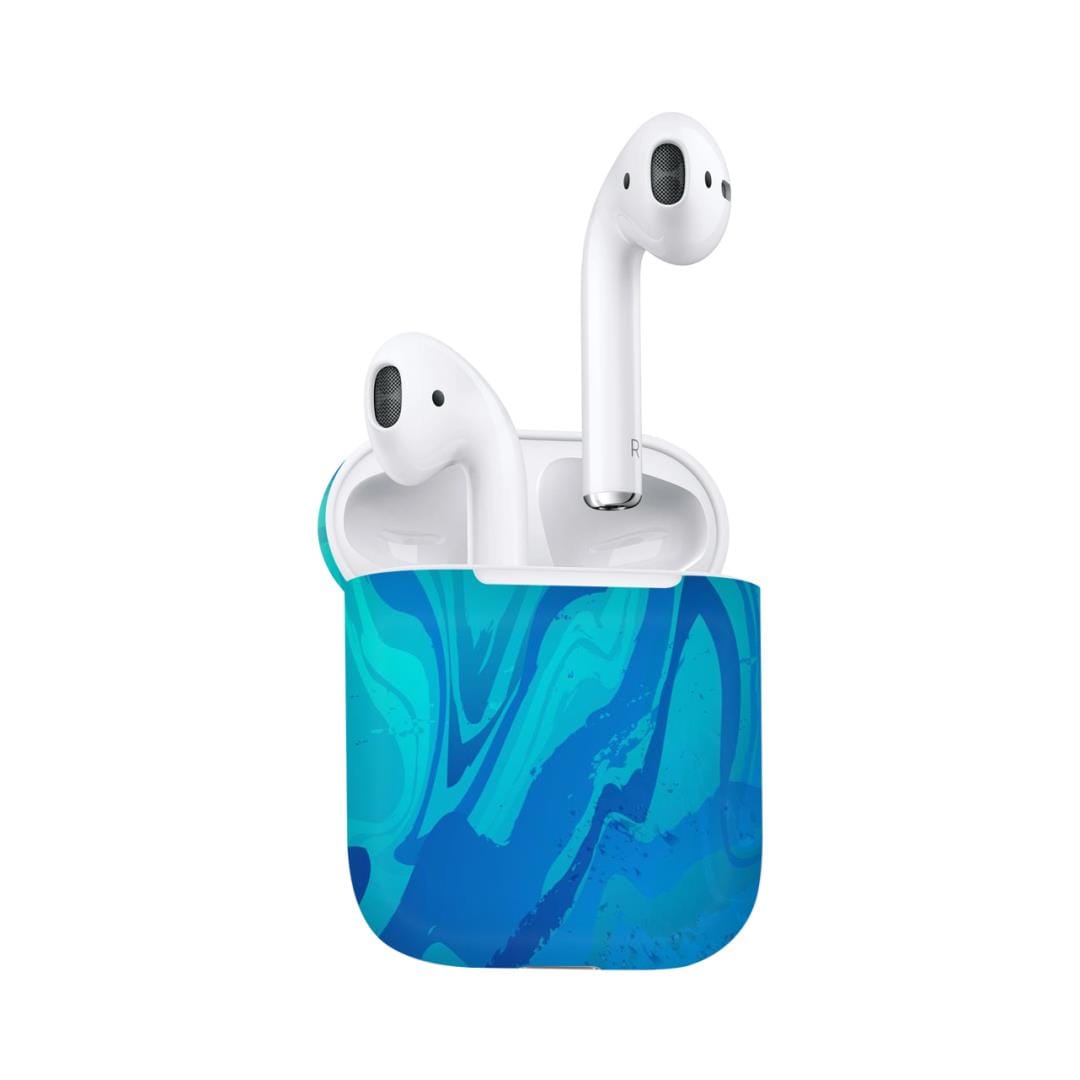 Apple Mobile skins & wraps Poseidon Blue Apple Airpods Skins & Wraps
