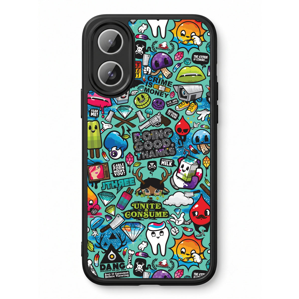 Bluesketch printed Doyers case, alternate view