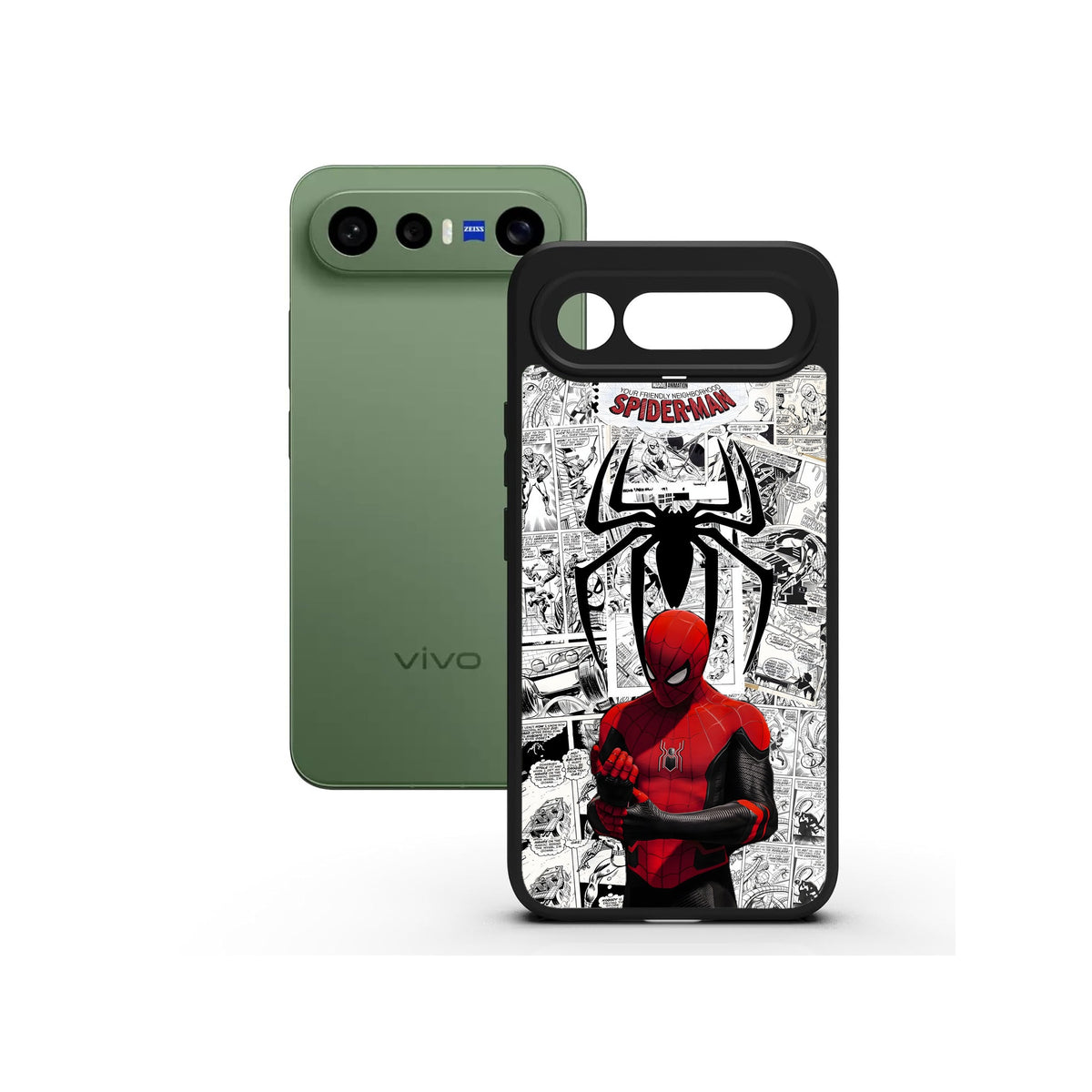 Comic Hero printed Doyers case, alternate view