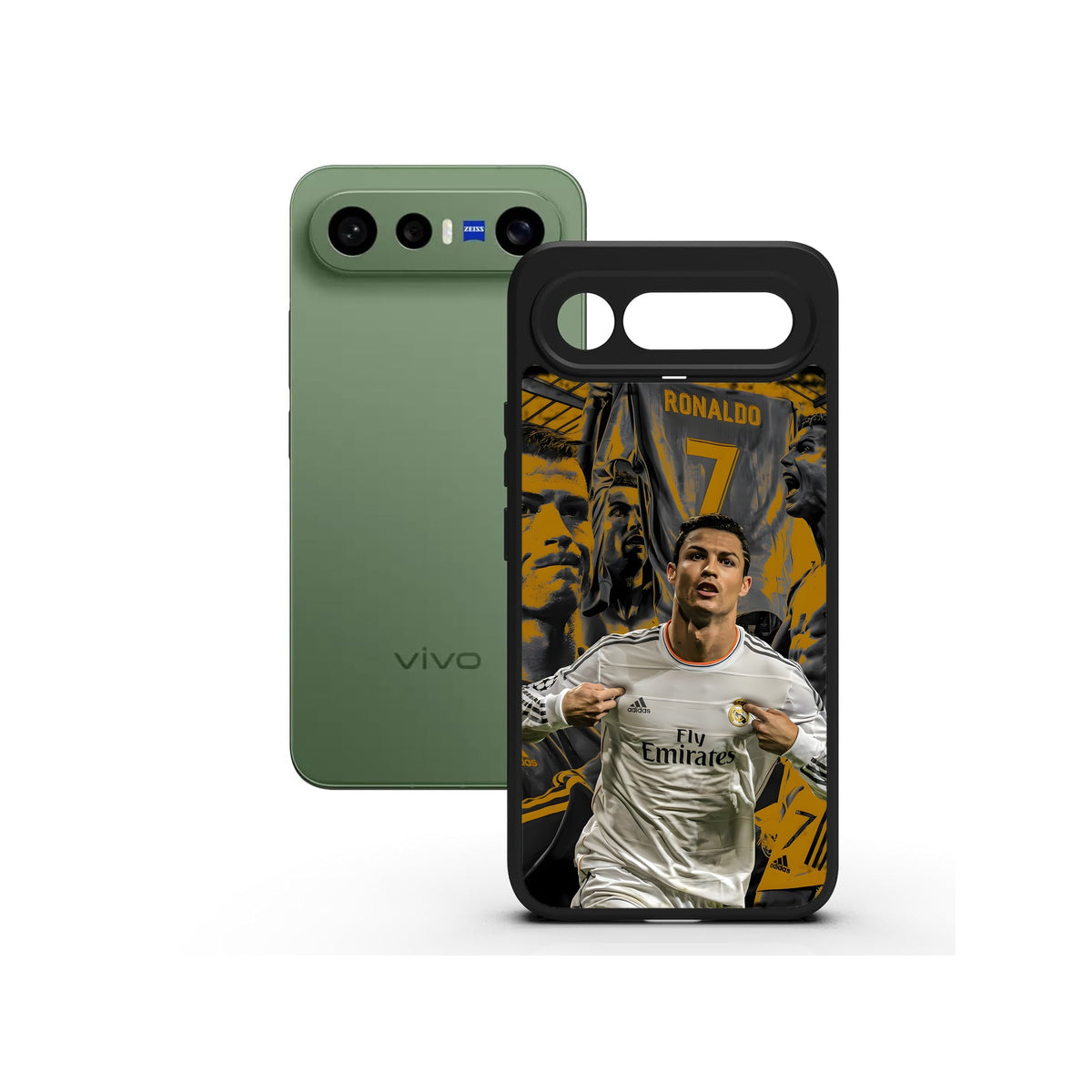CR7 White Art printed Doyers case, alternate view