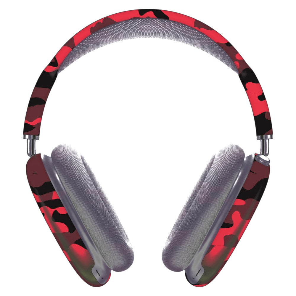 Apple AirPods Max skin - Dark Red Camo