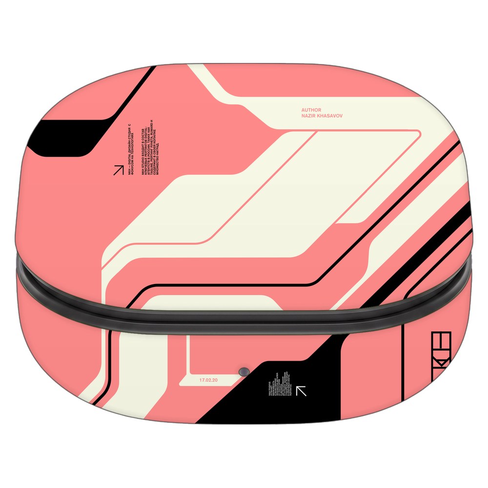 Samsung Galaxy Buds Live skin - Cyber pink
