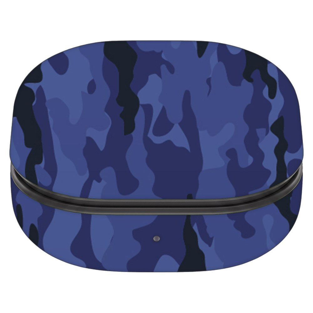 Samsung Galaxy Buds FE skin - Dark Blue Camo