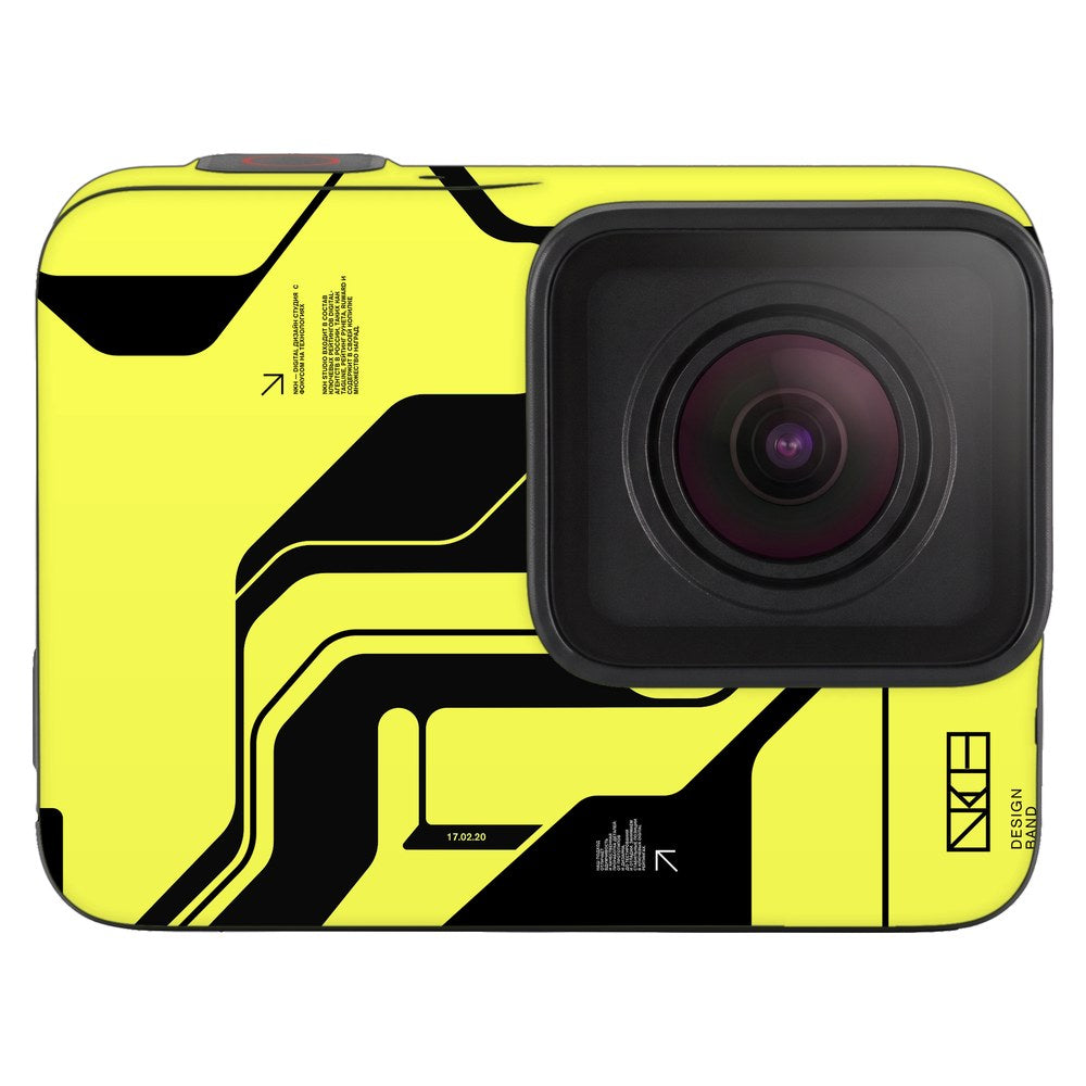 GoPro Hero 7 Black skin - Cyber Yellow & Black