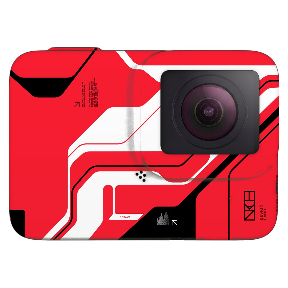 GoPro Hero 7 Silver skin - Cyber Red