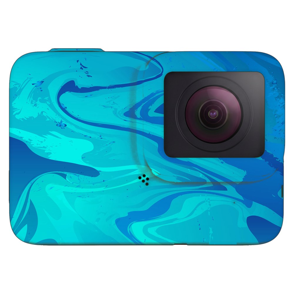 GoPro Hero 7 Silver skin - Posiden Blue