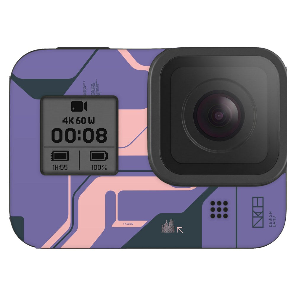 GoPro Hero 8 Black skin - Purple Cyberpunk