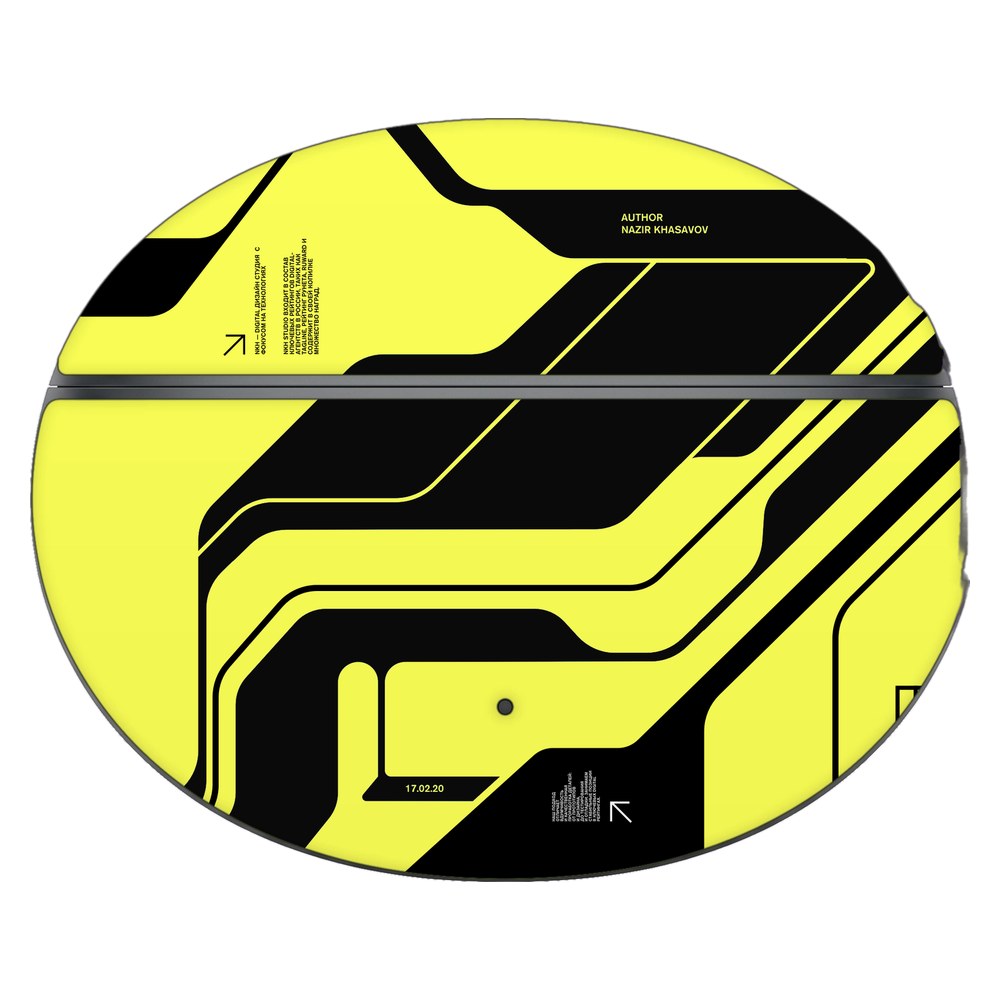 OnePlus Buds 4 skin - Cyber Yellow & Black