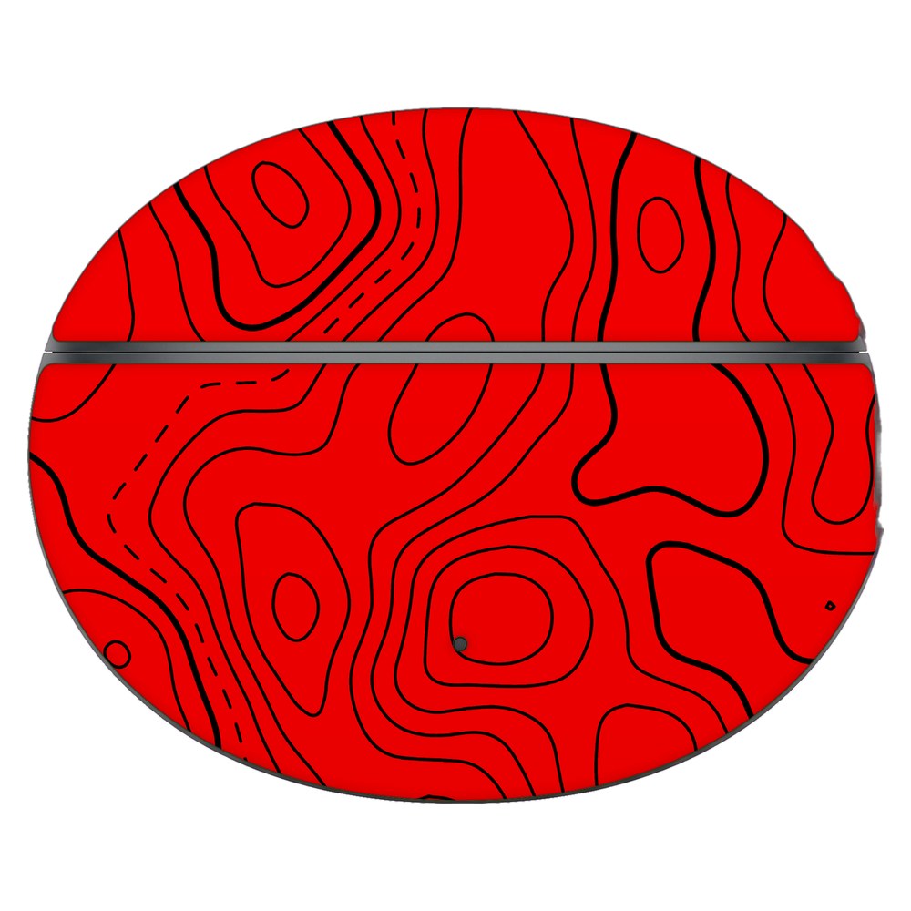 OnePlus Buds 4 skin - Damascus Red
