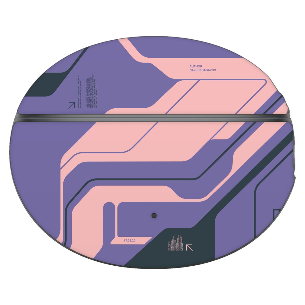 OnePlus Buds 4 skin - Purple Cyberpunk