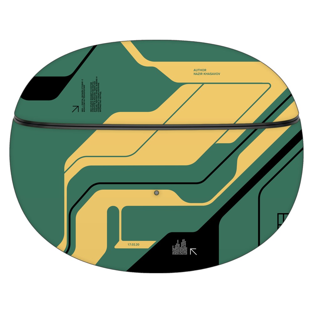OnePlus Nord Buds 3 Pro skin - Curcuit Green
