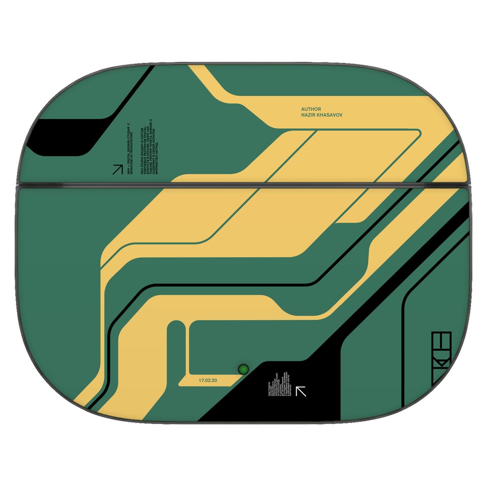 OnePlus Nord Buds 3r skin - Curcuit Green
