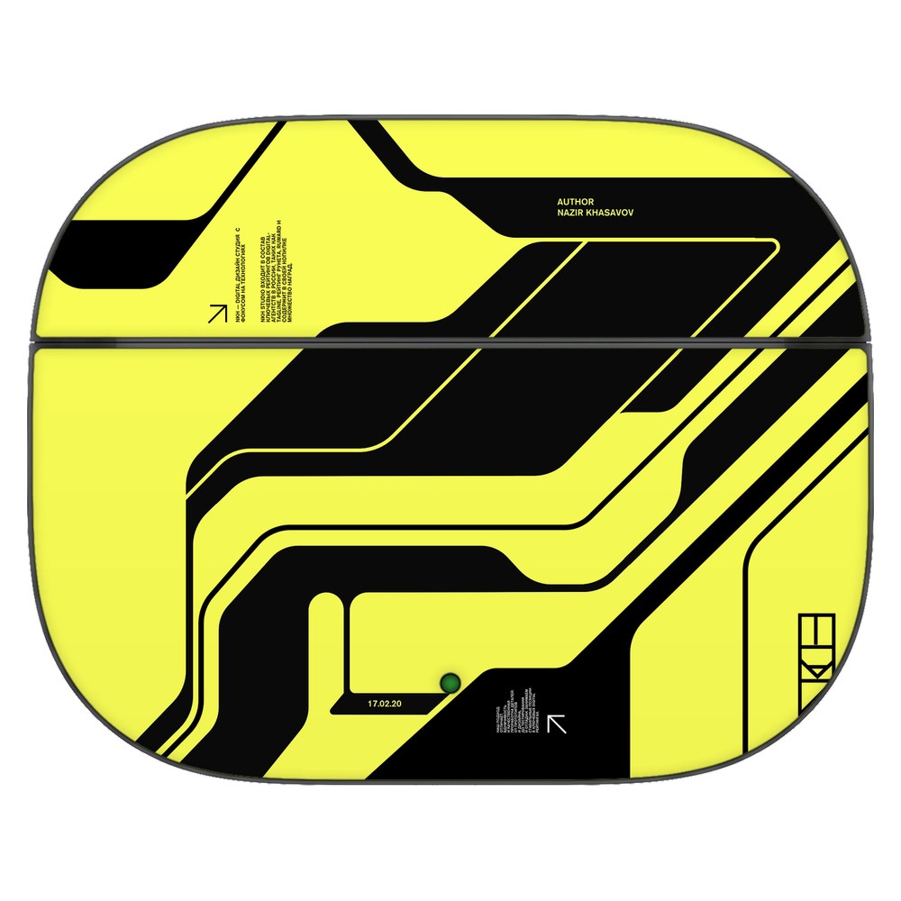 OnePlus Nord Buds 3r skin - Cyber Yellow & Black