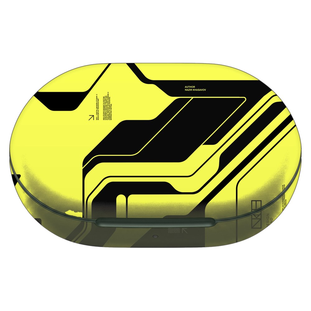 OnePlus Buds Pro 3 skin - Cyber Yellow & Black