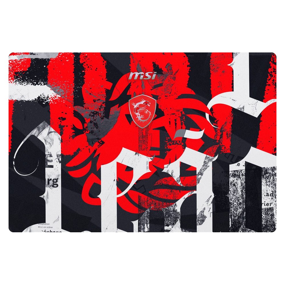 MSI GE60 2PC Apache MS-16GF laptop skin - Distressed Red Art
