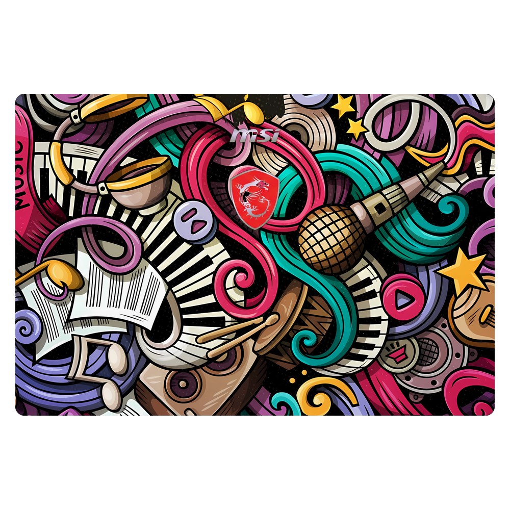 MSI GE60 2PC Apache laptop skin - Music Doodle
