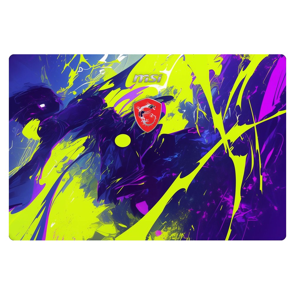 MSI GE60 2PC Apache laptop skin - Neon Paint Explosion